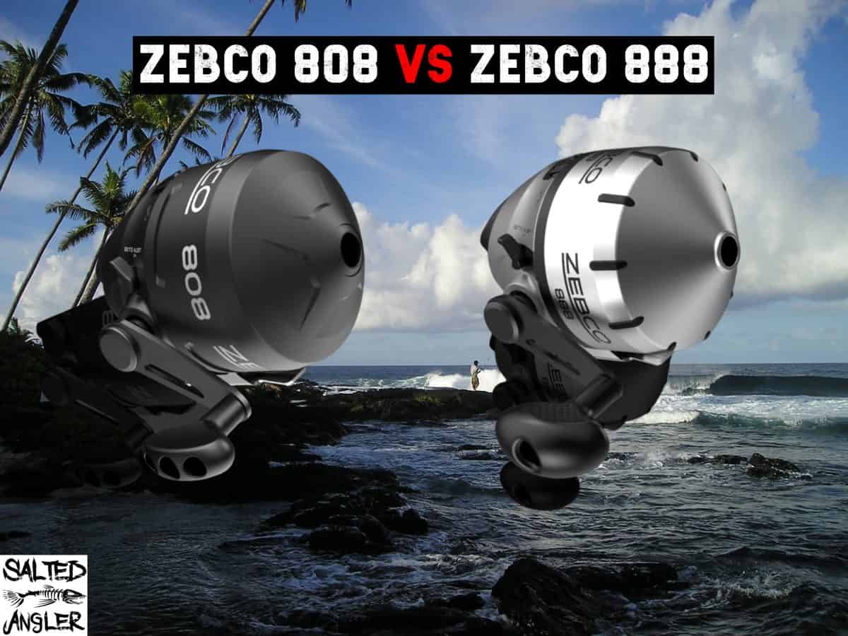 Moulinet de pêche Zebco 888 Spincast 25 lb test durable neuf étui