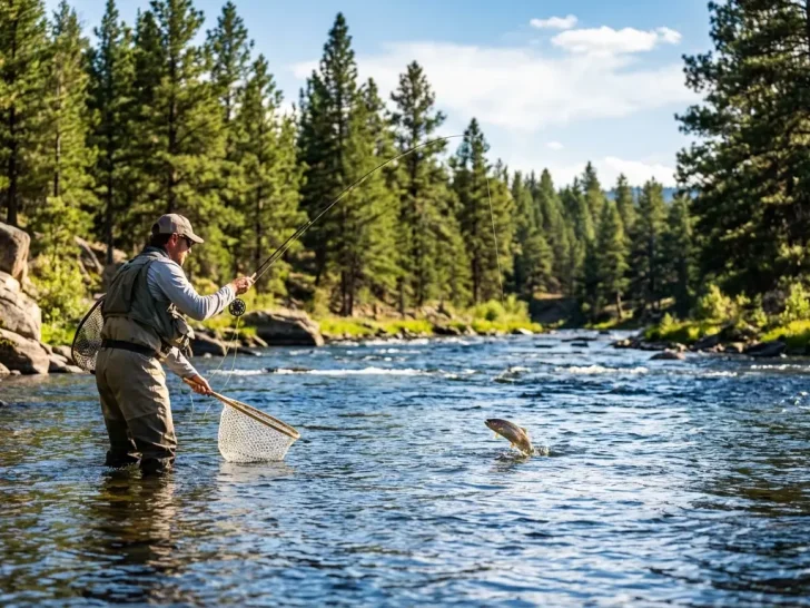 how to catch trout in a river